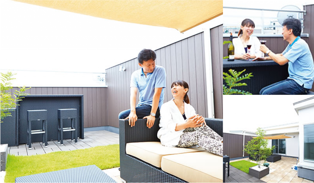 屋上は都会のプライベート空間 お客様の声 屋上のある家を木造戸建住宅で実現 プラスワンリビング Plus One Living 屋上は都会のプライベート空間 お客様の声 屋上のある家を木造戸建住宅で実現 プラスワンリビング Plus One Living